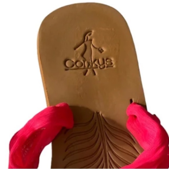 Corkys womens size 10.5/11 boho pink flip-flops - Picture 8 of 9